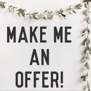 Send me offers!!! ❤️❤️